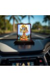 Car Desk/Table Top Lord Rama And Sita And Hanuman Wooden Photo Stand 3x4 Inches, Compact & Stylish Spiritual Display For Car, Home & Office (Pack Of 1) (F14296)