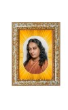 Paramahansa Yogananda Spiritual Guru Digital Photo In Designer Frame, Size 10x16 Inch | Hindu Religious Picture For Home Temple, Office & Gift | Wall Art & Pooja Decor (F10487)
