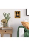 Lord Buddha Photo Frame 16x20 Inches-Brown Wooden Frame For Home, Office & Temple Decoration And Gifting (F6306)