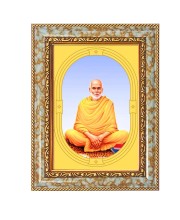 Sree Narayana Guru Spiritual Guru Digital Photo In Designer Frame, Size 10x16 Inch | Hindu Religious Picture For Home Temple, Office & Gift | Wall Art & Pooja Decor (F10407)