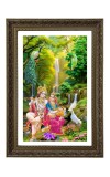 Radha & Krishna Big Photo Frame - 20x28 Inches For Home,Temple & Office Decoration (F10766)