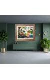 Lord buddha Big Photo Frame - 18x22 Inches for Home,Temple & Office Decoration