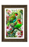 Coppersmith Barbets Big Photo Frame - 20x28 Inches For Home,Temple & Office Decoration (F10688)