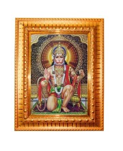 Maa Tara Golden Designer Photo Frame | 10x14 Inch Religious Wall Hanging Frame For Home, Office Decoration and Spiritual Gift Item (M3)