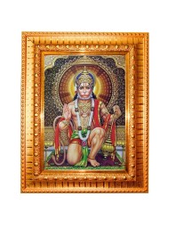 Maa Tara Golden Designer Photo Frame | 18x22 Inch Religious Wall Hanging Frame For Home, Office Decoration and Spiritual Gift Item (M2)