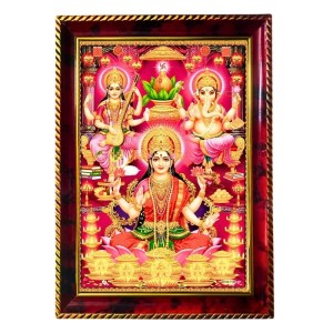 Lakshmi, Ganesha, And Saraswati Photo Frame For Wall & Table | 7x9 Inch Golden Cherry Finish | Decorative Lakshmi, Ganesha, And Saraswati Photo Frame For Home, Office & Pooja Room (F11311) Lakshmi, Ganesha, And Saraswati Photo Frame For Wall & Table | 7x9 Inch Golden Cherry Finish | Decorative Lakshmi, Ganesha, And Saraswati Photo Frame For Home, Office & Pooja Room (F11311)