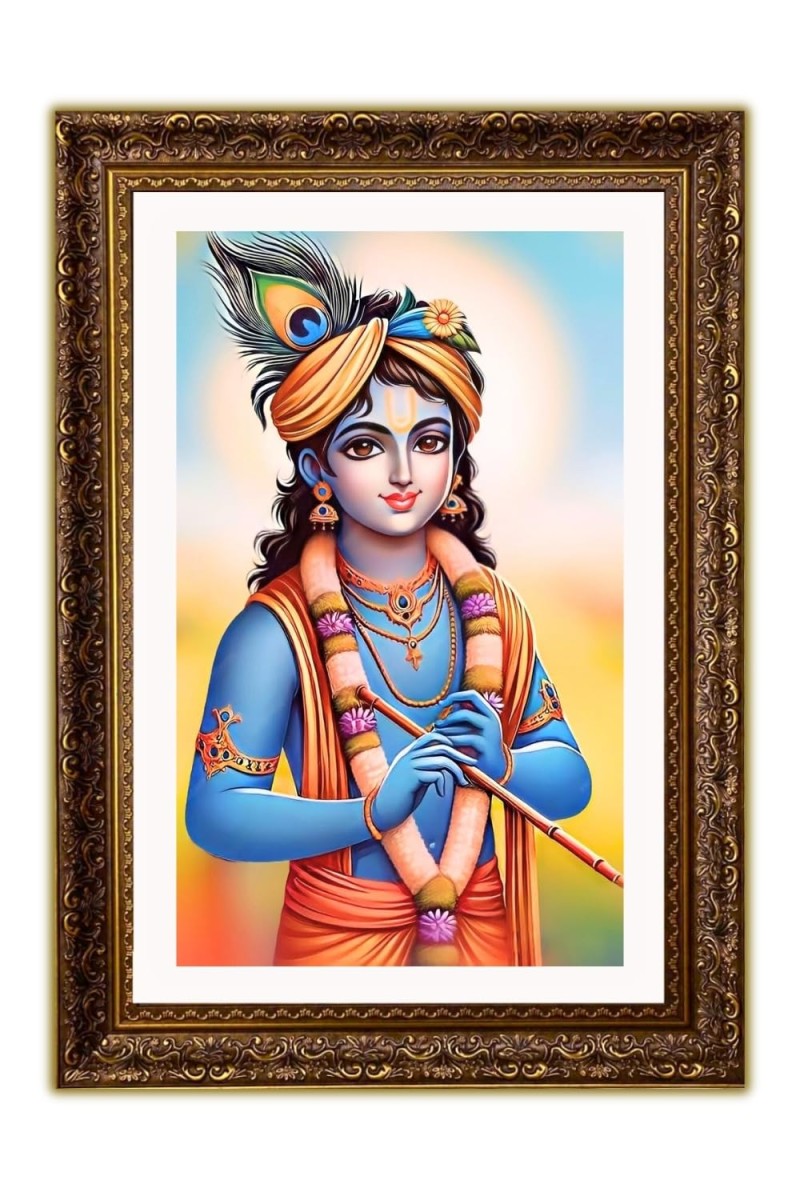 Vertical16X24 Inches Frame Big Photo Frame - 20x28 Inches For Home,Temple & Office Decoration (F10906)