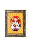 Sant Dnyaneshwar Spiritual Guru Digital Photo In Designer Frame, Size 12x18 Inch | Hindu Religious Picture For Home Temple, Office & Gift | Wall Art & Pooja Decor (F10428)