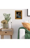 Buddha Photo Frame 10x14 Inches-Brown Wooden Frame For Home, Office & Temple Decoration And Gifting (F6323)