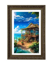 Vertical16X24 Inches Frame Big Photo Frame - 20x28 Inches For Home,Temple & Office Decoration (F10782)