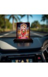 Car Desk/Table Top Lord Krishna Wooden Photo Stand 3x4 Inches, Compact & Stylish Spiritual Display For Car, Home & Office (Pack Of 1) (F14430)