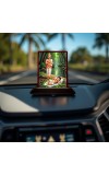 Car Desk/Table Top Lord Nilkanth Varni Swaminarayan Wooden Photo Stand â€“ 3x4 Inches, Compact & Stylish Spiritual Display For Car, Home & Office (Pack Of 1) (F15150)