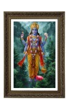 Lord Vishnu Big Photo Frame - 20x28 Inches For Home,Temple & Office Decoration (F11062)