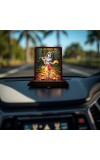 Car Desk/Table Top Lord Krishna Wooden Photo Stand 3x4 Inches, Compact & Stylish Spiritual Display For Car, Home & Office (Pack Of 1) (F14297)