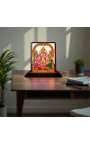 Car Desk/Table Top Lord Murgun Wooden Photo Stand 3x4 Inches, Compact & Stylish Spiritual Display For Car, Home & Office (Pack Of 1) (F15177)