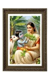 Vertical16X24 Inches Frame Big Photo Frame - 20x28 Inches For Home,Temple & Office Decoration (F10965)