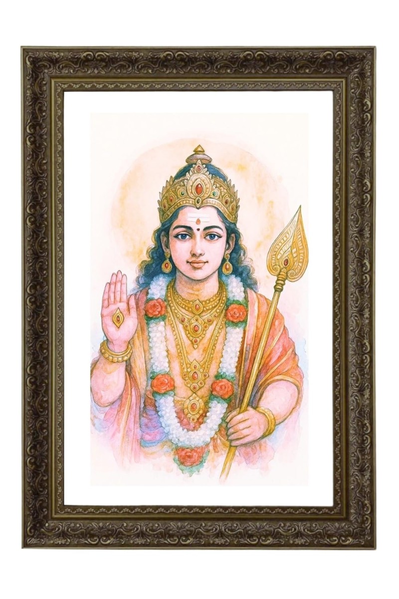 Vertical16X24 Inches Frame Big Photo Frame - 20x28 Inches For Home,Temple & Office Decoration (F11108)