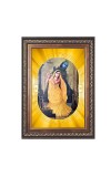 Krishna And Radha Spiritual Guru Digital Photo In Designer Frame, Size 10x16 Inch | Hindu Religious Picture For Home Temple, Office & Gift | Wall Art & Pooja Decor (F10447)