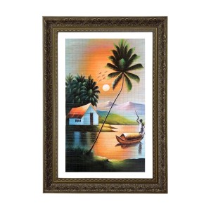 Vertical16X24 Inches Frame Big Photo Frame - 20x28 Inches For Home,Temple & Office Decoration (F10861)