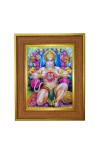Lord Hanuman Photo Frame 18x22 Inches-Brown Wooden Frame For Home, Office & Temple Decoration And Gifting (F6360)