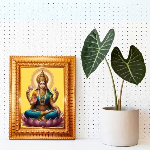 Lord Vishnu Golden Designer Photo Frame | 12x16 Inch Religious Wall Hanging Frame For Home, Office Decoration and Spiritual Gift Item (M4) Lord Vishnu Golden Designer Photo Frame | 12x16 Inch Religious Wall Hanging Frame For Home, Office Decoration and Spiritual Gift Item (M4)