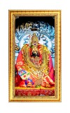 Tulja Bhavani Digital Golden Color Photo Frame | Hindu Religious Wall Decor | 8x15 Inches - Inspirational Wall Art For Office, Home Decor - Ideal Spiritual Gift (F10347)