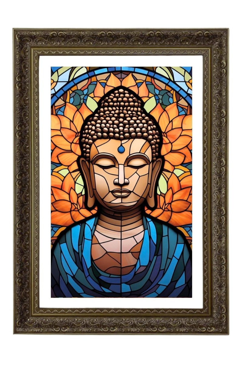 Vertical16X24 Inches Frame Big Photo Frame - 20x28 Inches For Home,Temple & Office Decoration (F10814)