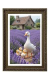 Duck With Baby Big Photo Frame - 20x28 Inches For Home,Temple & Office Decoration (F11055)