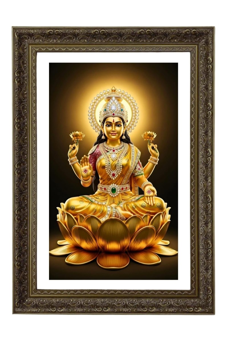 Vertical16X24 Inches Frame Big Photo Frame - 20x28 Inches For Home,Temple & Office Decoration (F10827)