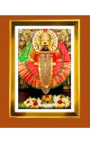 Golden Photo Frame - 10x14 Inches | Elegant Wooden Frame For Home, Office & Temple Decoration | Spiritual Wall & Table Decor and Gift Item