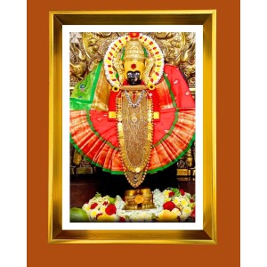 Golden Photo Frame - 10x14 Inches | Elegant Wooden Frame For Home, Office & Temple Decoration | Spiritual Wall & Table Decor and Gift Item Golden Photo Frame - 10x14 Inches | Elegant Wooden Frame For Home, Office & Temple Decoration | Spiritual Wall & Table Decor and Gift Item