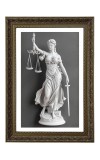 Lady Justice Big Photo Frame - 20x28 Inches For Home,Temple & Office Decoration (F10767)
