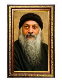 Oshoo Digital Golden Balck Color Photo Frame | Hindu Religious Wall Decor | 10x16 Inches - Inspirational Wall Art For Office, Home Decor - Ideal Spiritual Gift (F16606)