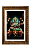 Devi Saraswati Big Photo Frame - 20x28 Inches For Home,Temple & Office Decoration (F11282)