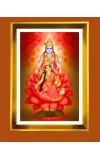 Golden Photo Frame - 10x14 Inches | Elegant Wooden Frame For Home, Office & Temple Decoration | Spiritual Wall & Table Decor and Gift Item