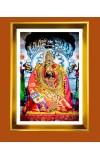 Golden Photo Frame - 10x14 Inches | Elegant Wooden Frame For Home, Office & Temple Decoration | Spiritual Wall & Table Decor and Gift Item