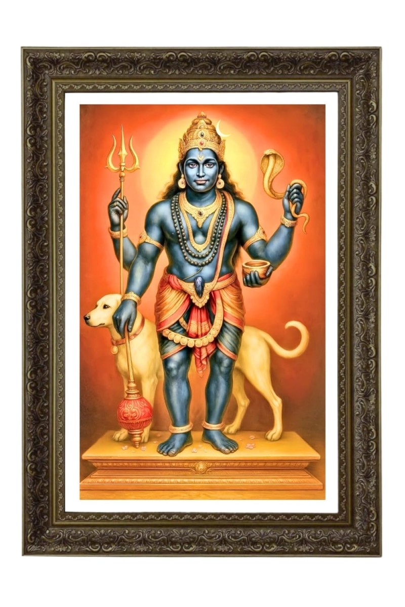 Vertical16X24 Inches Frame Big Photo Frame - 20x28 Inches For Home,Temple & Office Decoration (F11098)