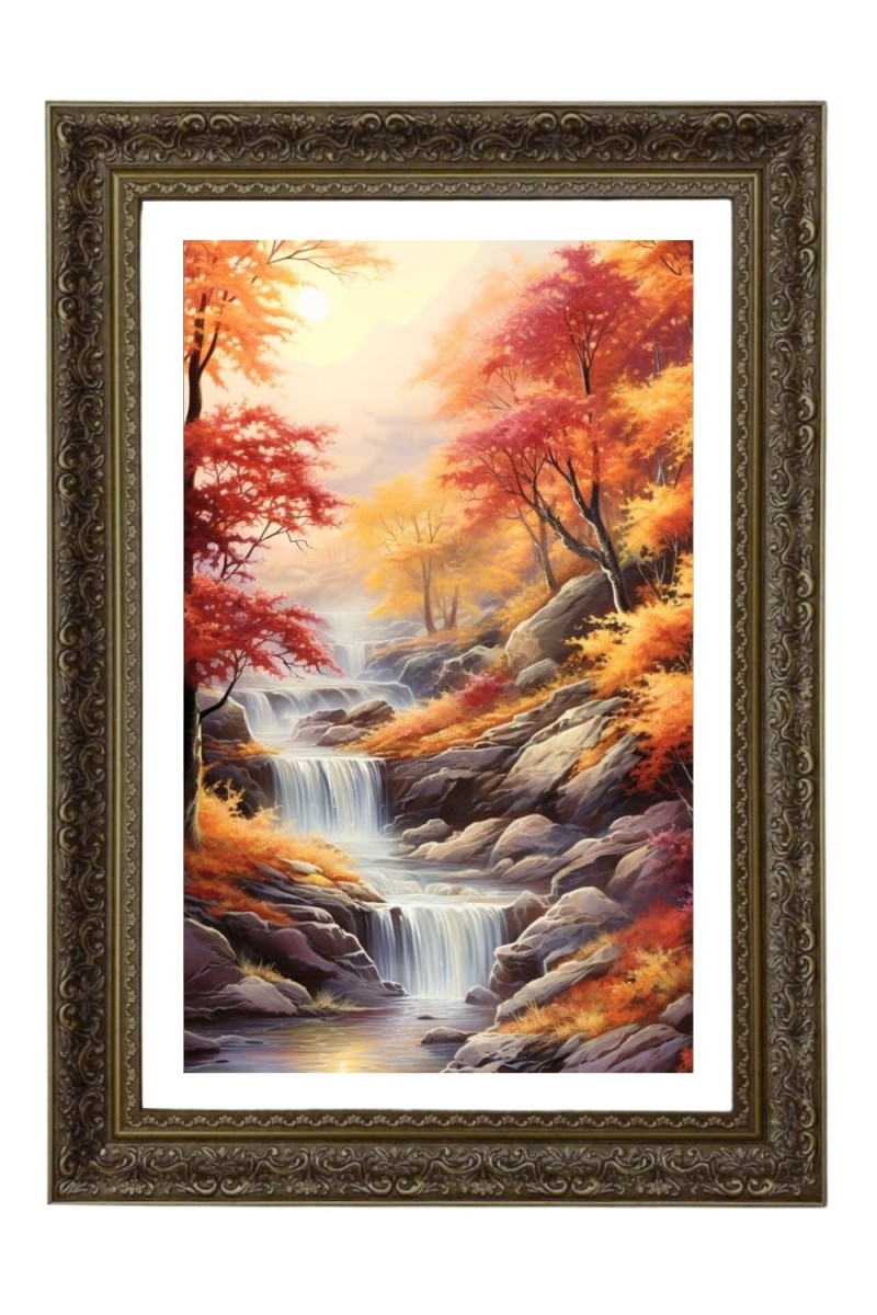 Vertical16X24 Inches Frame Big Photo Frame - 20x28 Inches For Home,Temple & Office Decoration (F10779)