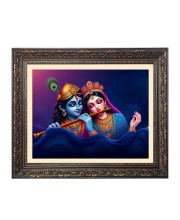 Divine Radha krishna Big Photo Frame - 18x22 Inches for Home,Temple & Office Decoration