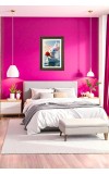 Cute Mouse Big Photo Frame - 20x28 Inches For Home,Temple & Office Decoration (F10702)