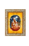 A.C. Bhaktivedanta Swami Prabhupada. Spiritual Guru Digital Photo In Designer Frame, Size 8x12 Inch | Hindu Religious Picture For Home Temple, Office & Gift | Wall Art & Pooja Decor (F10489)
