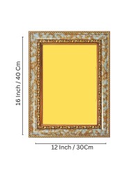Shirdi Sai Baba Spiritual Guru Digital Photo In Designer Frame, Size 12x18 Inch | Hindu Religious Picture For Home Temple, Office & Gift | Wall Art & Pooja Decor (F10451)