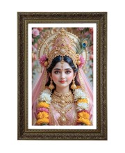 Vertical16X24 Inches Frame Big Photo Frame - 20x28 Inches For Home,Temple & Office Decoration (F11112)