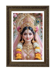 Vertical16X24 Inches Frame Big Photo Frame - 20x28 Inches For Home,Temple & Office Decoration (F11112)