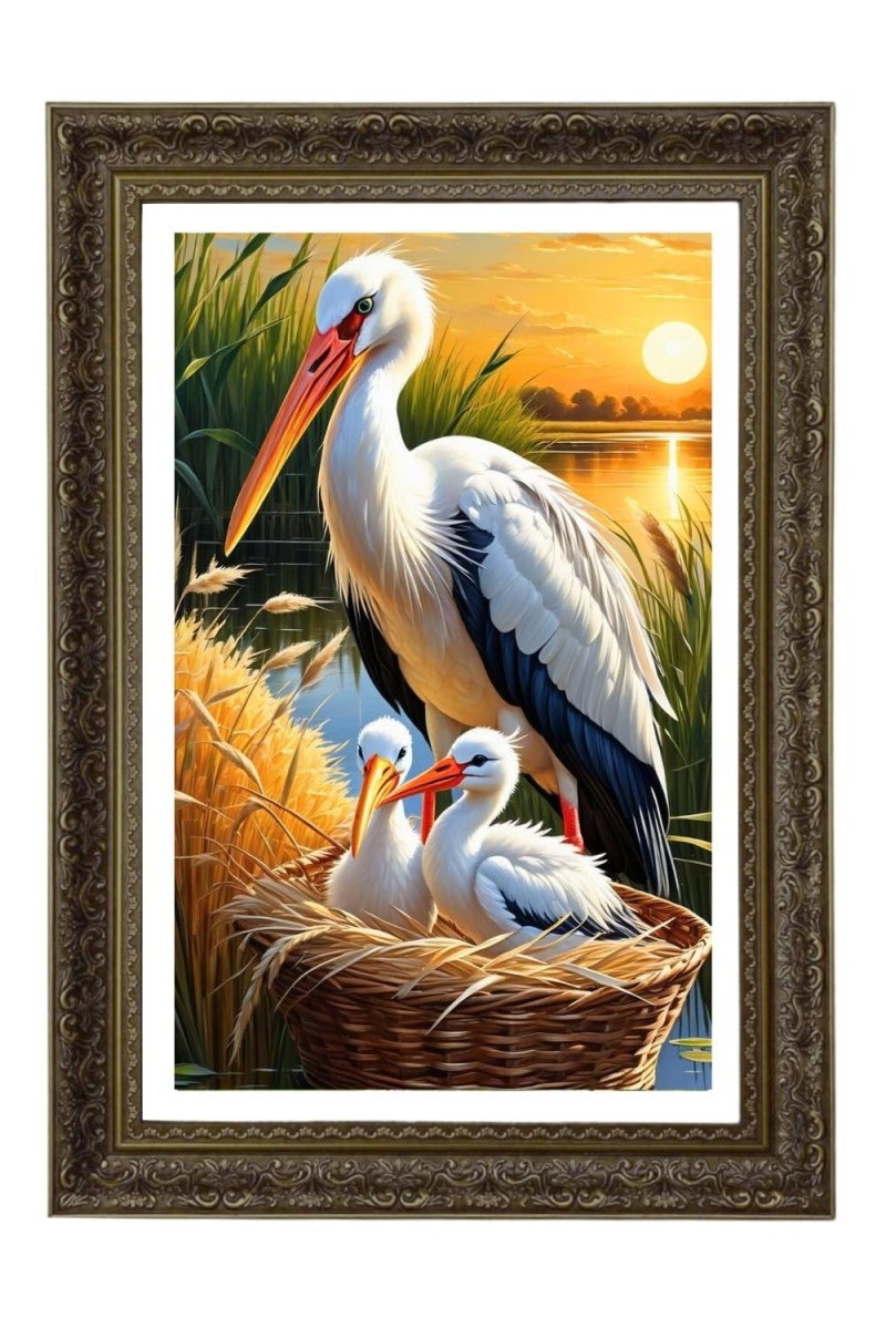 Daisy, Puddles, And Lucky Big Photo Frame - 20x28 Inches For Home,Temple & Office Decoration (F11035)