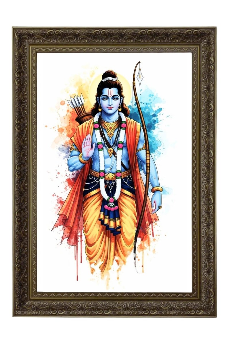 Vertical16X24 Inches Frame Big Photo Frame - 20x28 Inches For Home,Temple & Office Decoration (F11119)