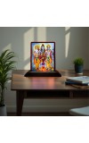 Car Desk/Table Top Lord Shankar Wooden Photo Stand â€“ 3x4 Inches, Compact & Stylish Spiritual Display For Car, Home & Office (Pack Of 1) (F15062)
