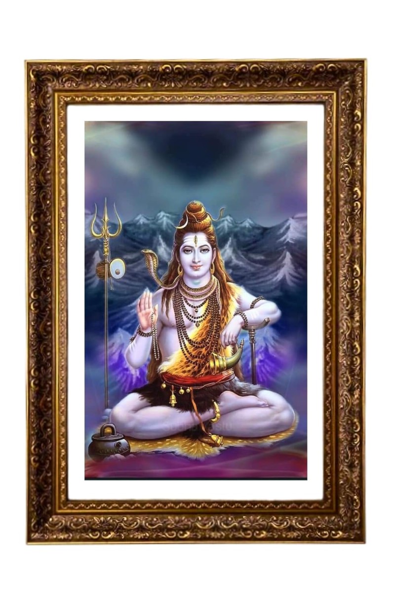 Vertical16X24 Inches Frame Big Photo Frame - 20x28 Inches For Home,Temple & Office Decoration (F11289)