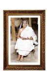 Maa Sarada Devi Big Photo Frame - 20x28 Inches For Home,Temple & Office Decoration (F11250)