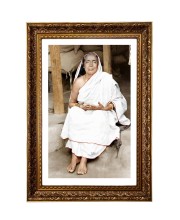 Maa Sarada Devi Big Photo Frame - 20x28 Inches For Home,Temple & Office Decoration (F11250)
